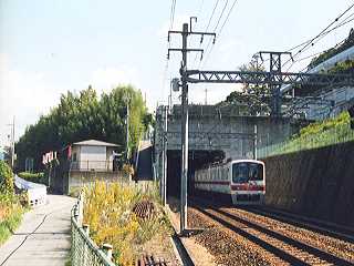 西側新旧線切換点1999年10月