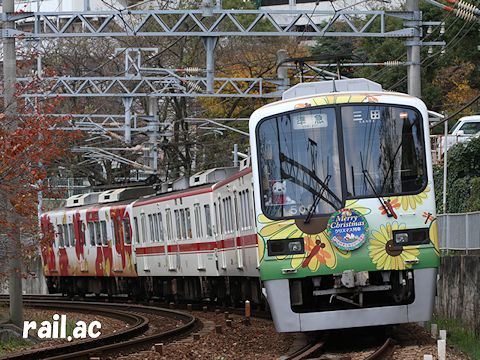 神戸電鉄クリスマス列車5001×4